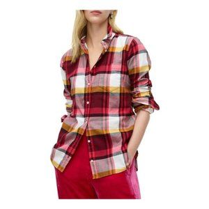J crew boy shirt Pacey plaid classic fit